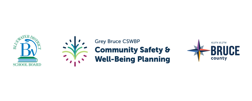 BWDSB Community safety well being plan and bruce county logos