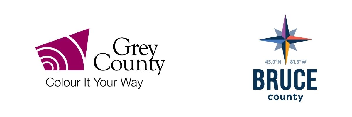 Grey County Bruce County logos