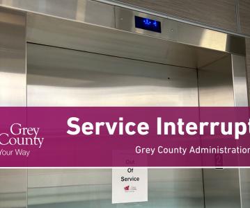 Elevator Outage at Administration Building