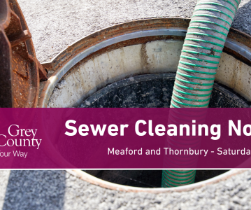 Notice of Sewer Cleaning  - Thornbury, Meaford