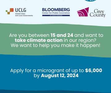 Youth Climate Action Fund Application Deadline Approaching on August 12