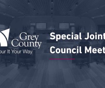 Notice of special joint council meeting on centralized planning services