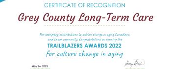 Grey County among top long-term care culture change trailblazers in Canada