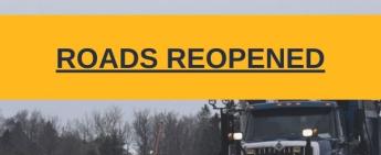 Grey County Roads Reopening December 25