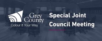 Notice of special joint council meeting on centralized planning services