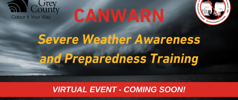 CANWARN Severe Weather Awareness and Preparedness Session Going Virtual