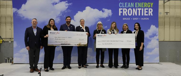 CSWBP Receives $5,000 from Bruce Power to Support Community Safety and Well-Being Work Across Grey Bruce