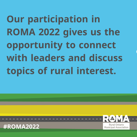 Our participation in ROMA gives us the opportunity to connect with leaders and discuss topics of rural interest.