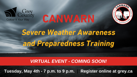 CANWARN virutal session. register at grey.ca CANWARN virutal session. register at grey.ca
