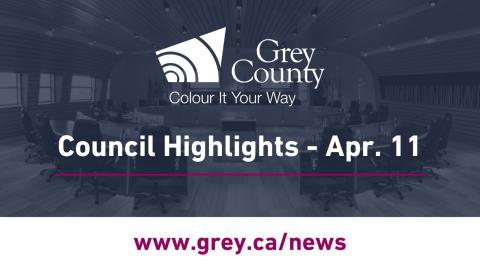 April 11 meeting highlights