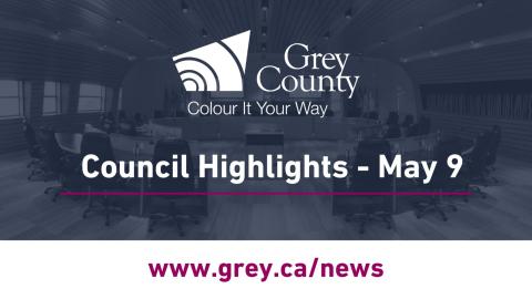 Council highlights May 9