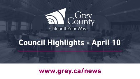 April 10 meeting highlights