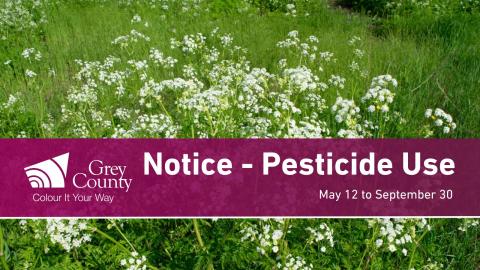 Notice of Pesticide Use May to September