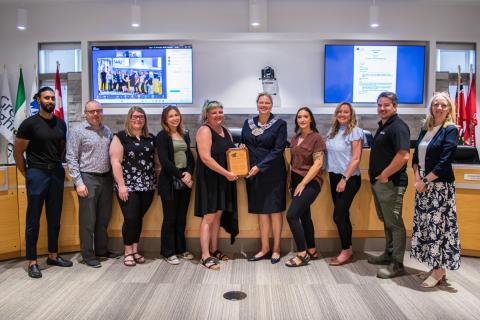 Mark Seetahal, Josh Gibson, Rylee Vanderburgh-Gingras, Martina Williamson, Caitlin Currie, Warden Andrea Mastrosovs, Kiara Brunet, Cheryl Reid, Austin Russell, Anne Marie Shaw