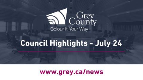 July 24 Meeting Highlights