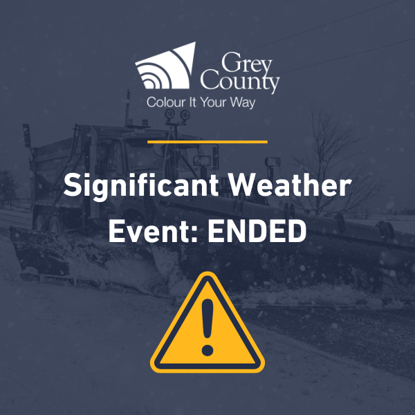 Significant Weather Event Ended March 7 | Grey County