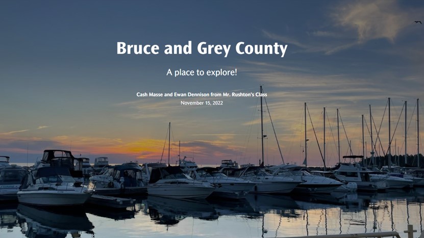 Bruce and Grey County Winning StoryMap