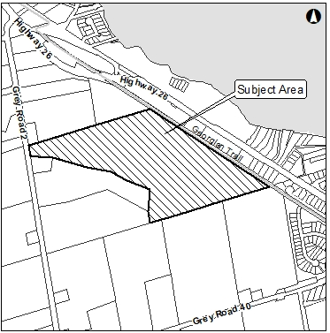 Subject Area for Proposed Development 