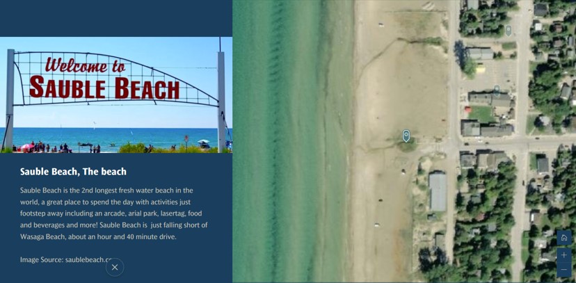 Sauble Beach Winning StoryMap