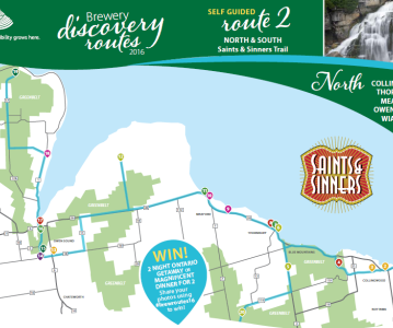 Ontario Self-Guided Brewery Discovery Routes Bigger and Better for 2016