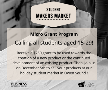 Student Makers Market Micro Grant Program