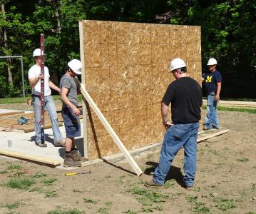 Youth Pavilion Build at Alpha Street