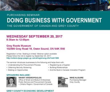 Doing Business with Government Seminar