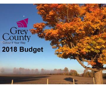 2018 Budget Meetings