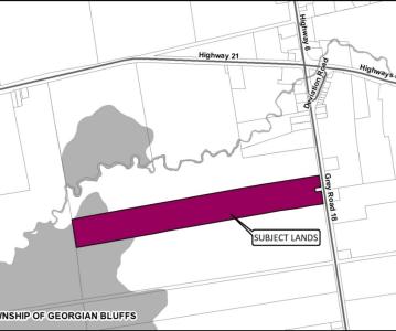 Notice of Complete Application and Public Meeting - Georgian Bluffs