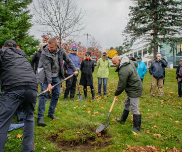 Community helps Grey County take first steps to naturalize Administration Building site