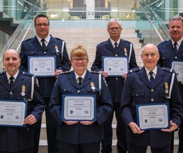 Paramedics recognized for exemplary service