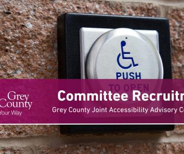 Join the Grey County Joint Accessibility Advisory Committee