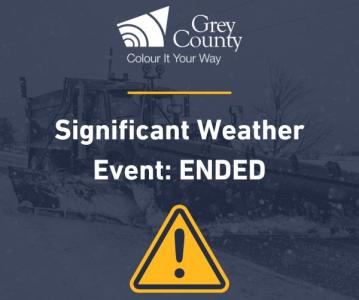 Significant Weather Event Ended January 18