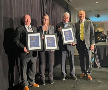 Grey County Warden Brian Milne recognized with Bruce Power Community Leadership Award