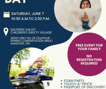 Celebrating Children’s Health Day at the Saugeen Valley Children’s Safety Village