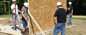 Youth Pavilion Build at Alpha Street