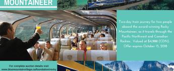 Rocky Mountaineer auction to create Don Braden memorial