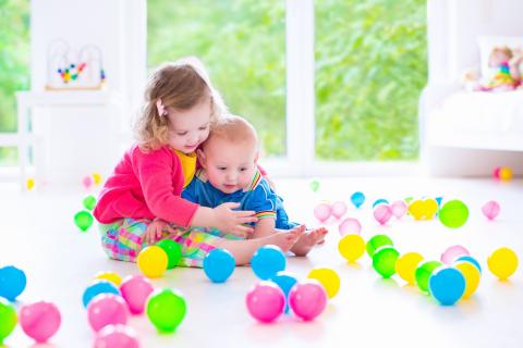 children playing