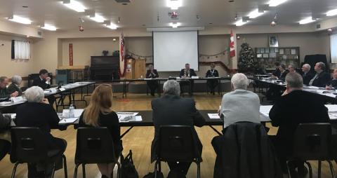 Grey and Bruce County Council at a meeting in Elmwood