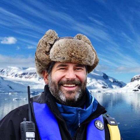 David Newland in the Arctic