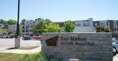 lee manor as seen from the road