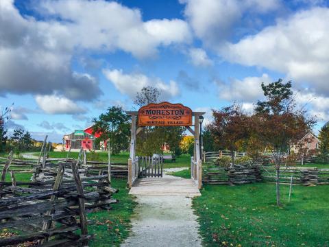 Gateway to Moreston Heritage Village