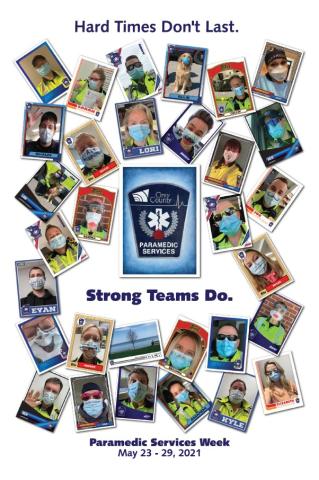 Paramedic Services Week 2021 Poster