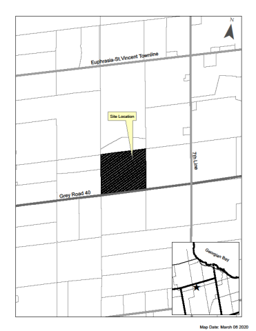 Location of the Grey County Quarry