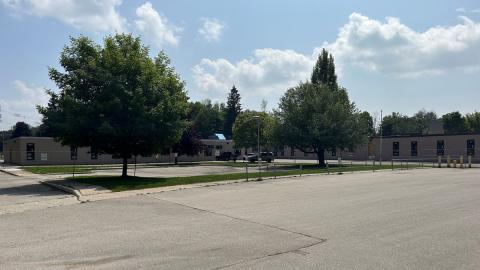 Street view of the former Bayview school, the site of the new mental wellness and recovery centre.