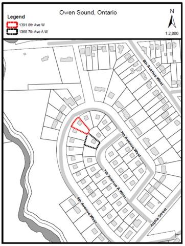 Public Notice Sale of Lands map