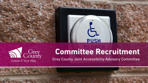 Committee Recruitment - Joint Accessibility Advisory Committee