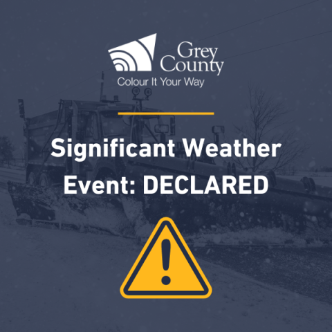 Significant Weather event declared