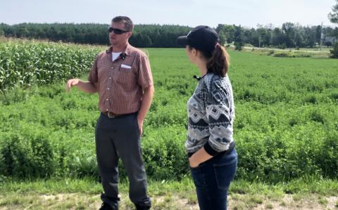 2024 Experimental Acres participant Wade Deaken discusses his dragline manure application pilot aimed at reducing soil compaction.  